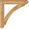 Ekena Millwork Thorton Arts & Crafts Rough Sawn Bracket, Western Red Cedar, 6"W x 44"D x 44"H BKT06X44X44THR03RWR - alternate 4